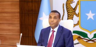 Ra’iisal Wsaare Xamze Cabdi Barre oo Soo Dhaweeyey Jadwelka Doorasho ee Gudiga Doorashadu ku Dhawaaqeen.